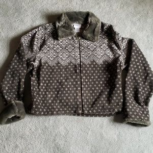 EUC Willi Smith Sz XL olive green/white jacket